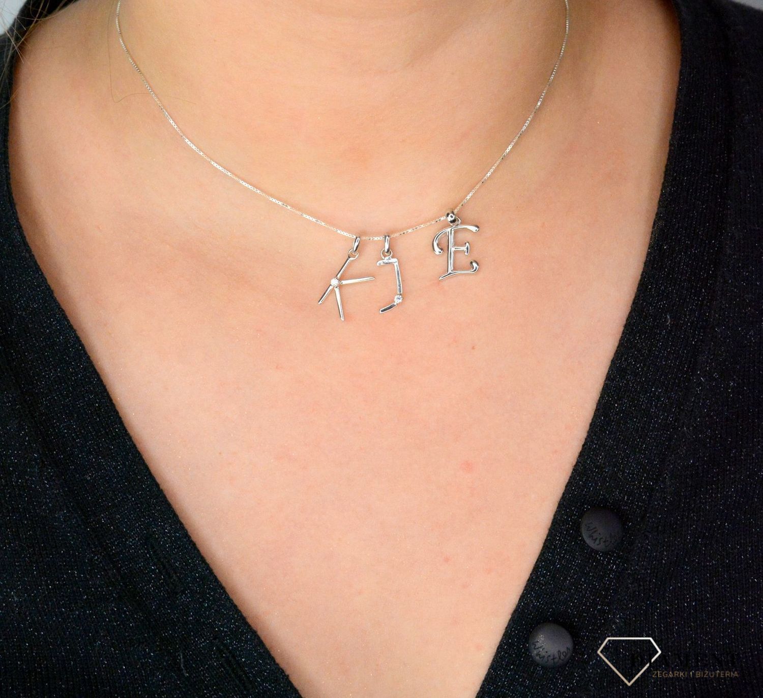 Srebrny łańcuszek kostka 0,8 mm DIA-LAN-3826-12-925 0,8mm (1).jpg